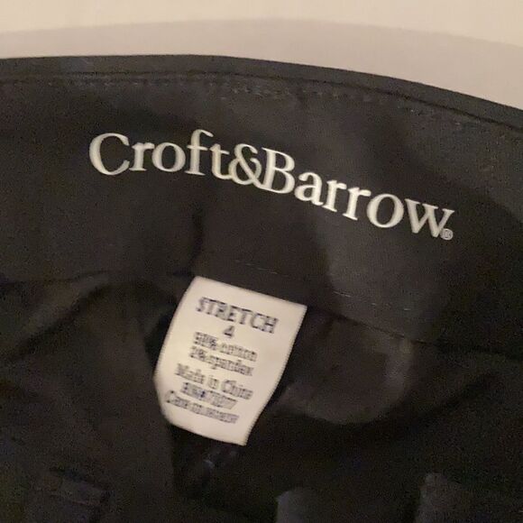 CROFT & BARROW Women’s Classic Fit Capri, blk 4 - Picture 7 of 10